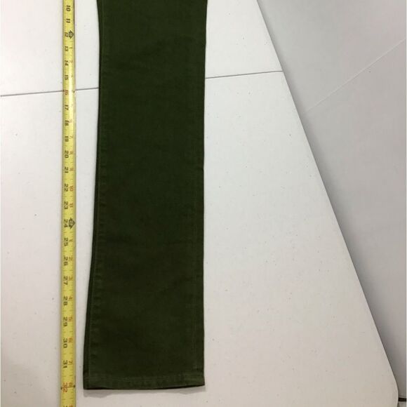 Vince Men Green Twill Denim Jeans New Size 28 - Picture 8 of 15